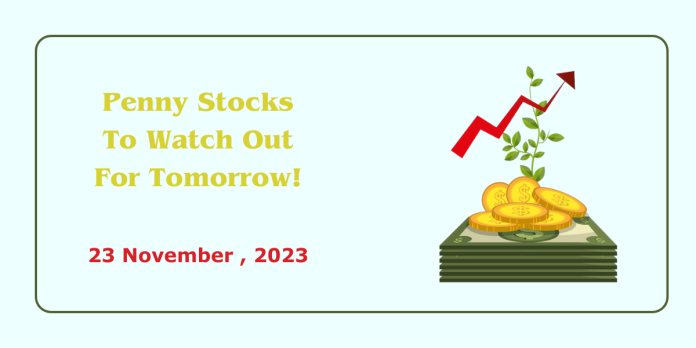 Penny Stocks to watch - 23 Nov