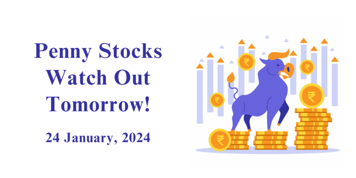 Penny Stocks to watch - 24 January